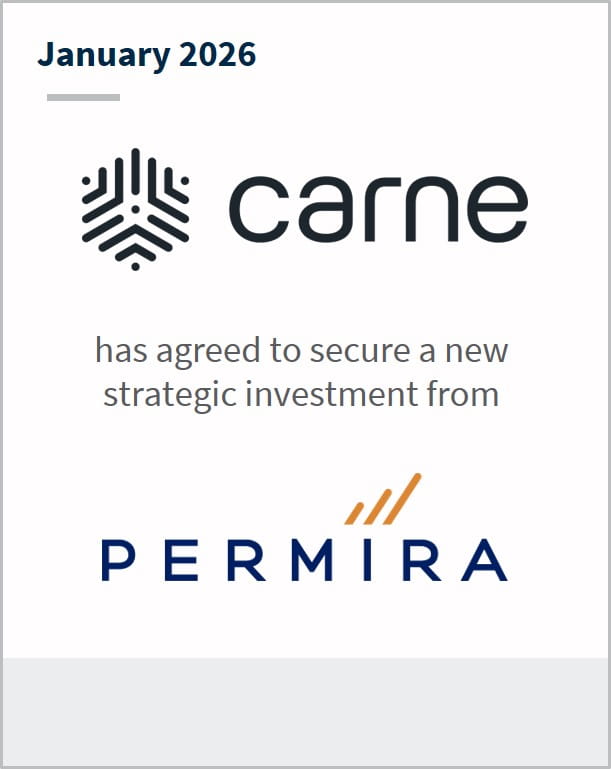 January 2026 Carne has agreed to secure a new strategic investment from Permira
