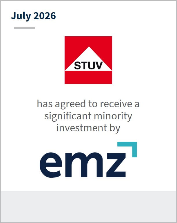 July 2026 STUV has agreed to receive a significant minority investment by emz